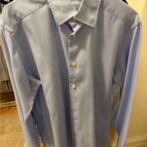 Eton Light Blue Textured Dress Shirt